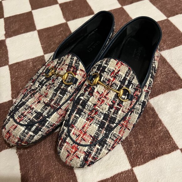 Limited edition Gucci tweed loafer - US wm 8 - Picture 1 of 5